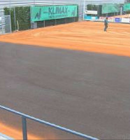 Baanverwarming voor tennispark Bastion Baselaar