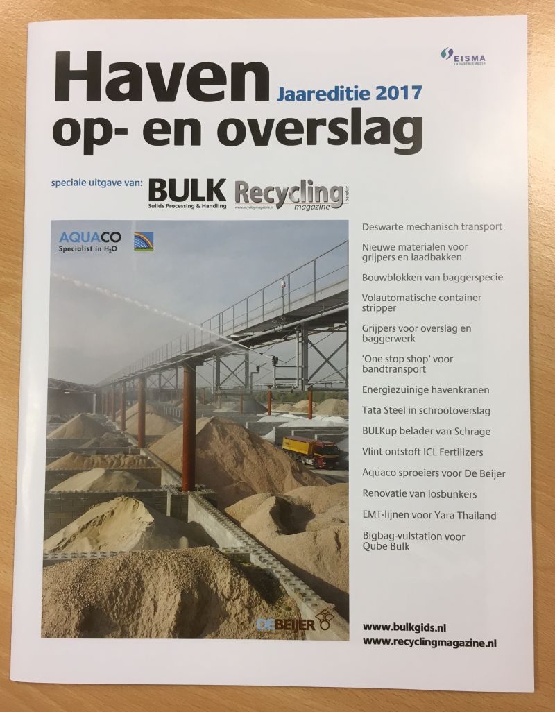 Artikel Stofbestrijding in Haven op- en Overslag