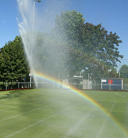 Beregening hockeyvelden